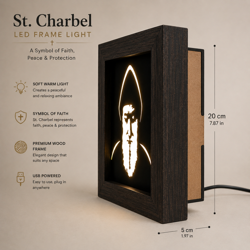 St Charbel led frame light
