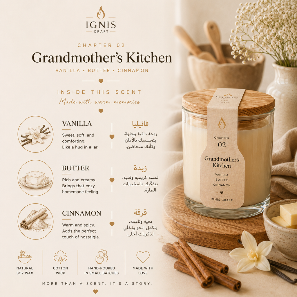 Grandmother’s Kitchen — Coconut Wax Candle