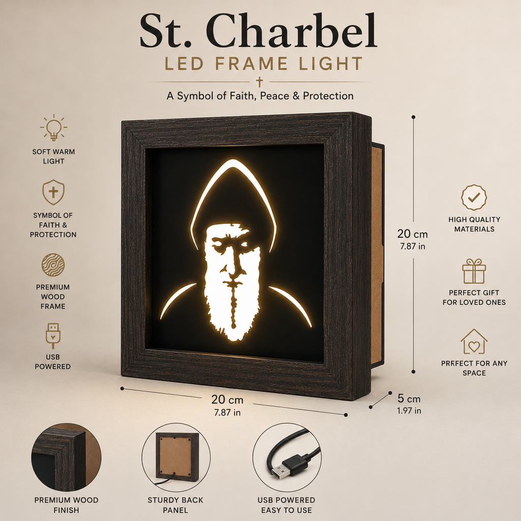 St Charbel led frame light