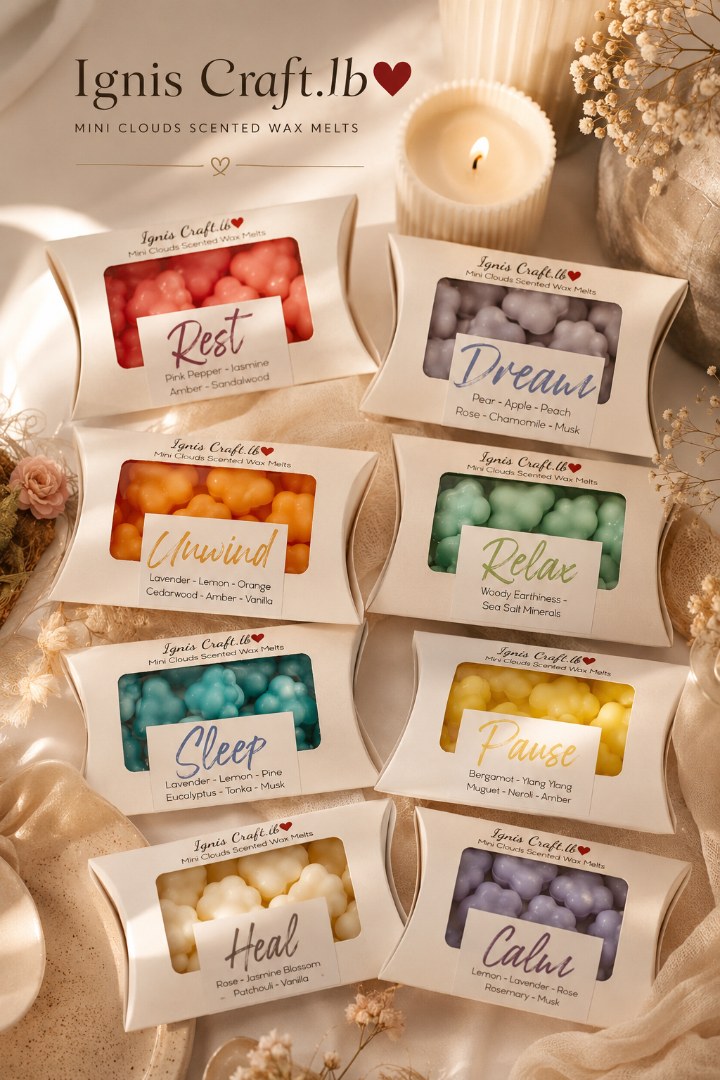 Mini Cloud Wax Melts 100g