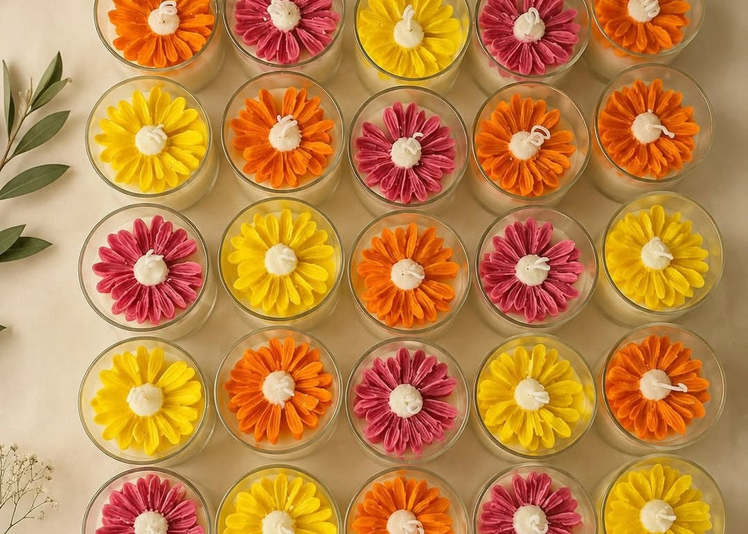 Daisy Bloom Souvenir Candle