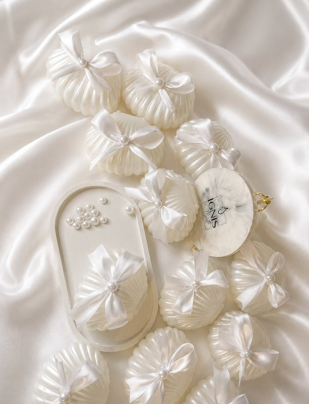 Pearl Shell Souvenir Candle